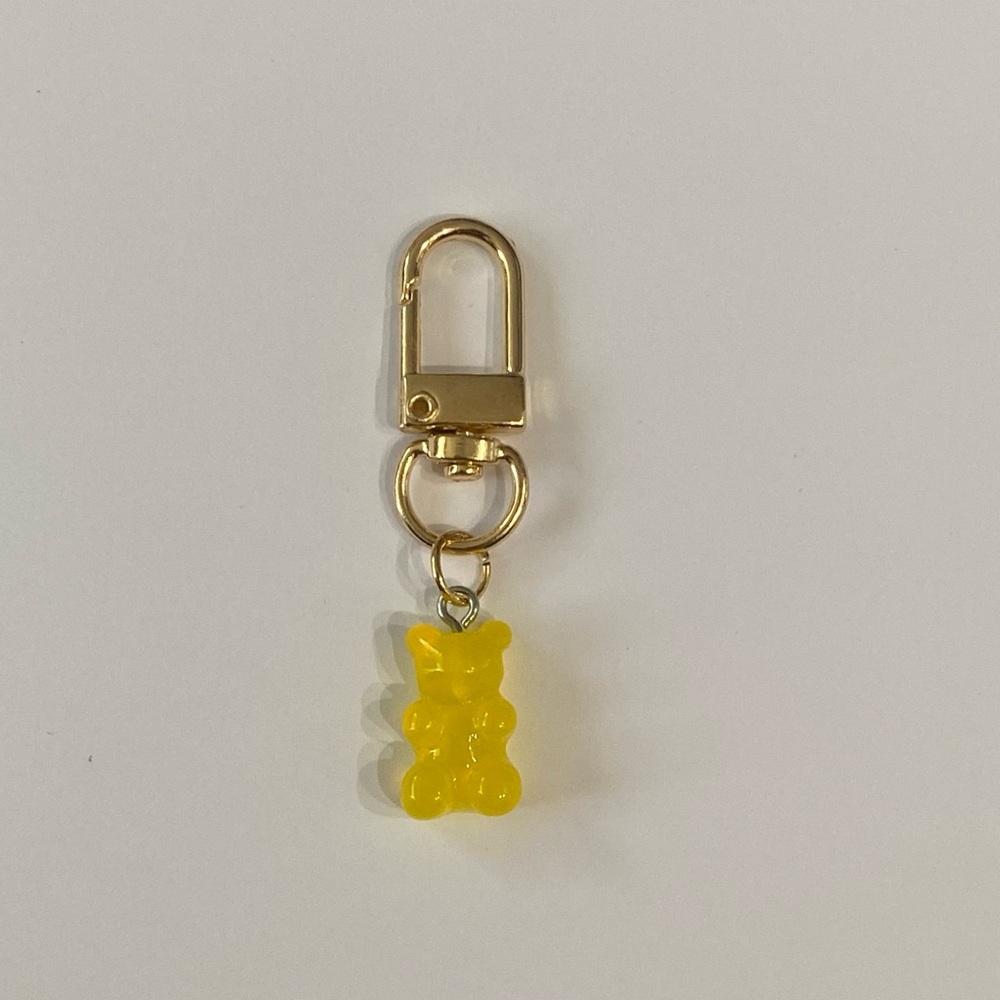 Yellow Gummy Bear Bag Charm